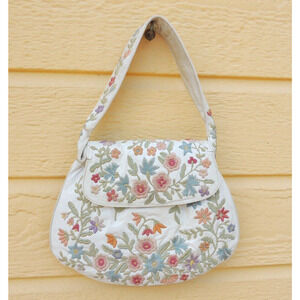 Marheta Embroidered Vinyl Purse Rio de Janeiro Vintage Sweet